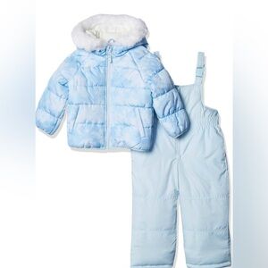 NEW! Oshkosh Baby Girl’s Snowsuit Size: ,6-12M, 12-24M Color: Cloud Blue